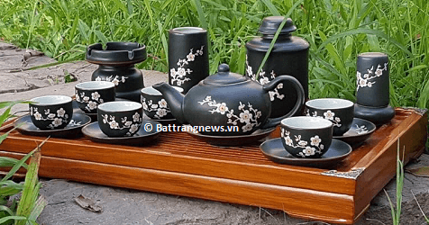 đa dạng mẫu mã ấm chén bát tràng cao cấp