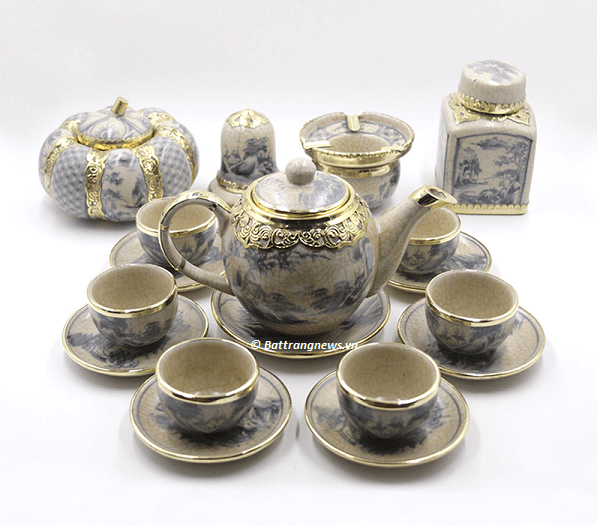 giá gốm sứ bát tràng giả cổ