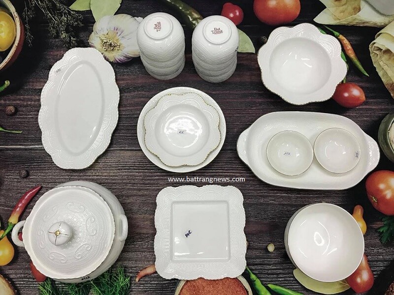 b&aacute;t đĩa b&aacute;t tr&agrave;ng đẹp