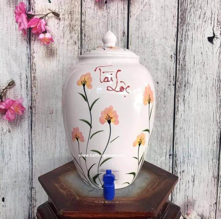 bình đựng nước lọc bằng sứ 12