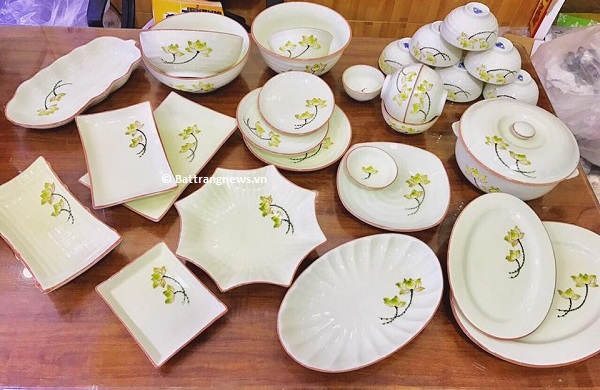 mua bộ đồ ăn bát tràng tại hà nội
