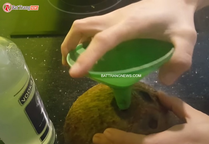 Cách ngâm rượu dừa 2