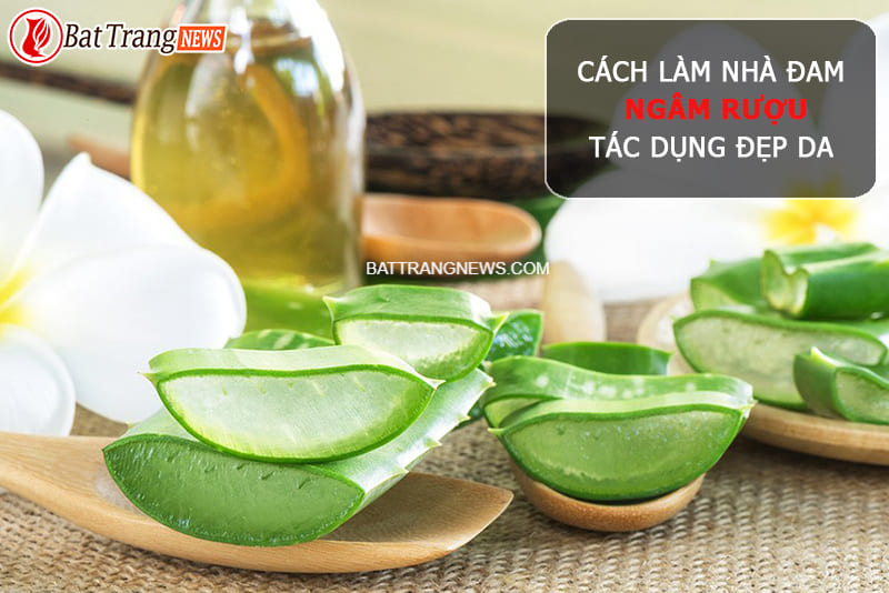L&agrave;m đẹp với nha đam ng&acirc;m rượu