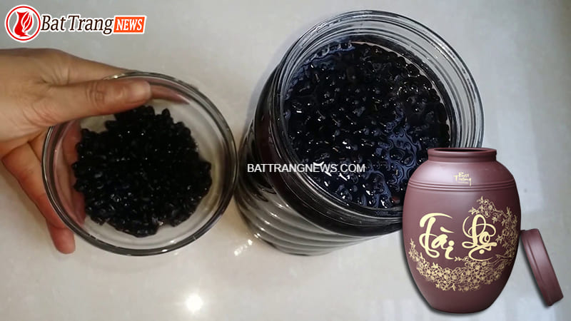 đậu đen xanh lòng ngâm rượu