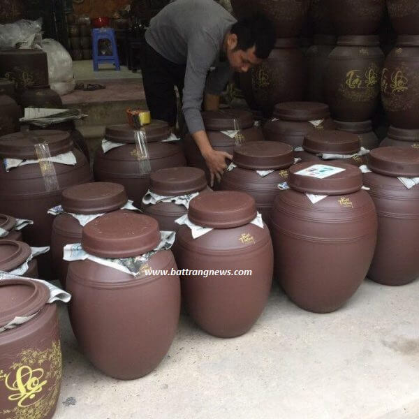 chum sành đựng rượu bát tràng 20 lít, 30 lít, 50 lít, 100 lít