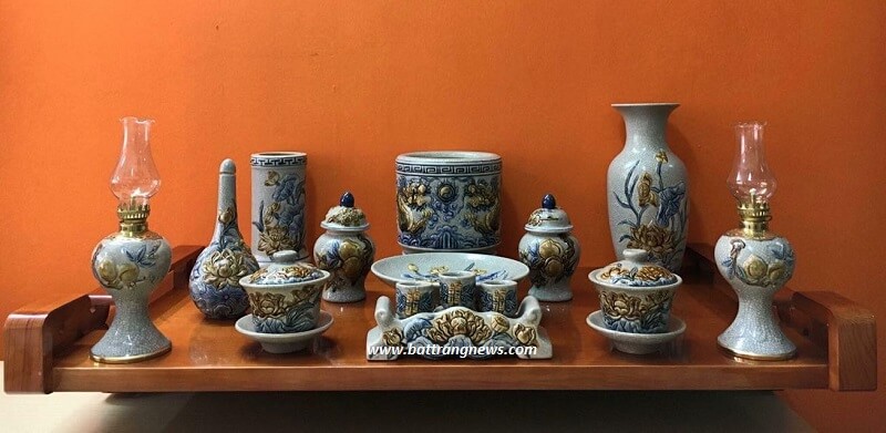 mẫu bộ đồ thờ cúng đặt trên bàn thờ đẹp cho nhà chung cư