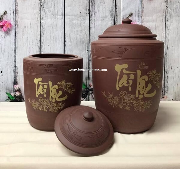 Hũ đựng gạo Tài Lộc 30kg