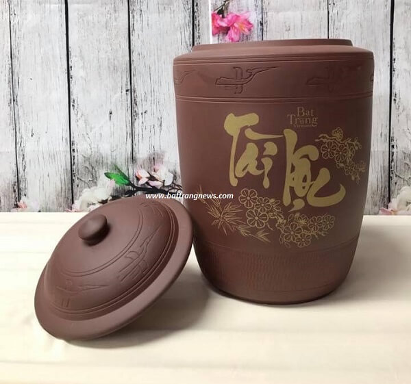 Chum sành đựng gạo Tài Lộc 50 kg