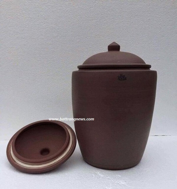 chum sành đựng gạo