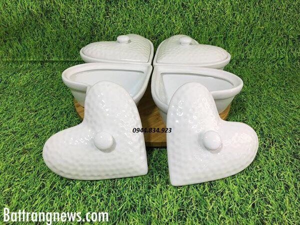 khay đựng mứt tết bằng sứ, khay đựng b&aacute;nh kẹo đẹp