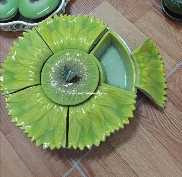 Khay sứ cao cấp gi&aacute; rẻ b&aacute;t tr&agrave;ng đẹp, khay sứ cao cấp