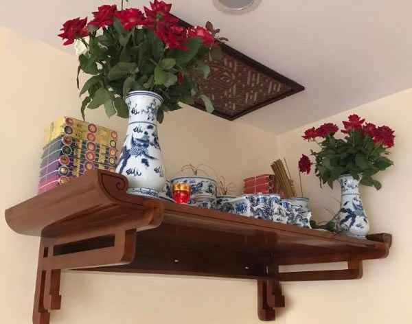 chiều cao bàn thờ treo tường - thước lỗ ban