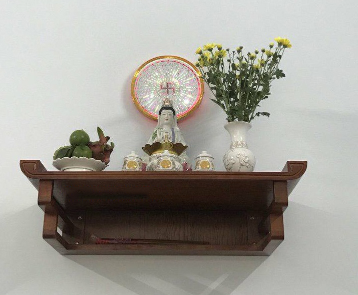 chiều cao bàn thờ treo tường