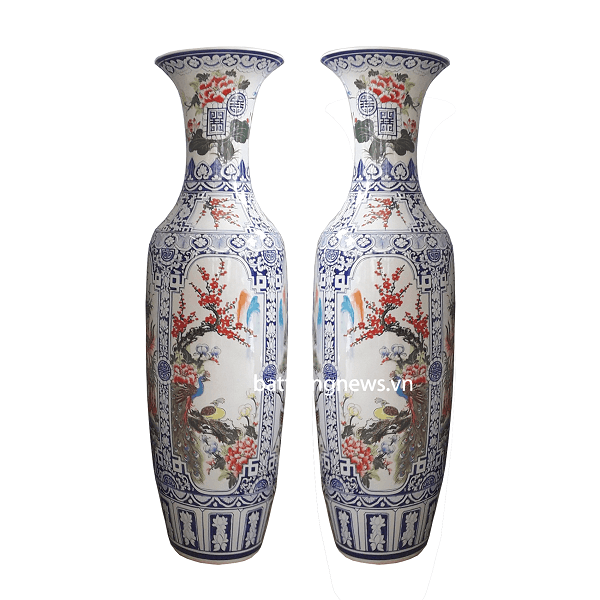 lọ lộc bình tứ cảnh bát tràng