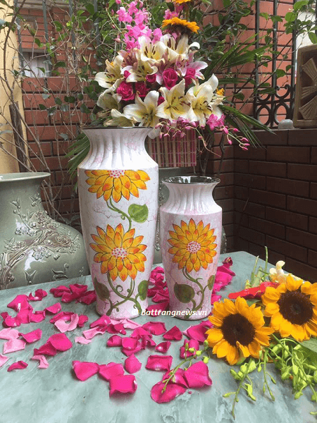 lọ hoa bát tràng giá rẻ