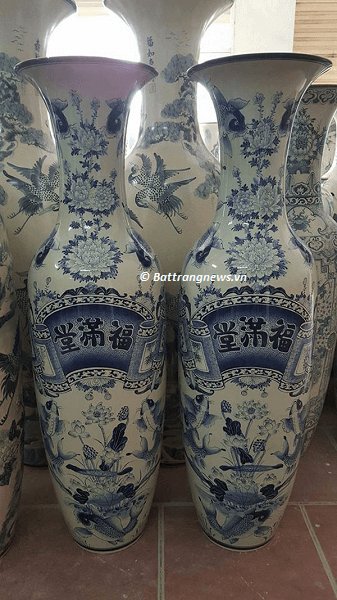 lọ lộc bình bát tràng men rạn phúc mãn đường