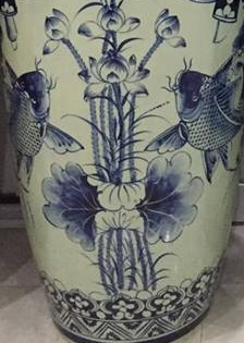 lọ lộc b&igrave;nh đức ph&uacute;c men lam xanh