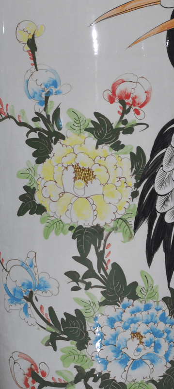 lọ lộc b&igrave;nh hạc mai phong thủy