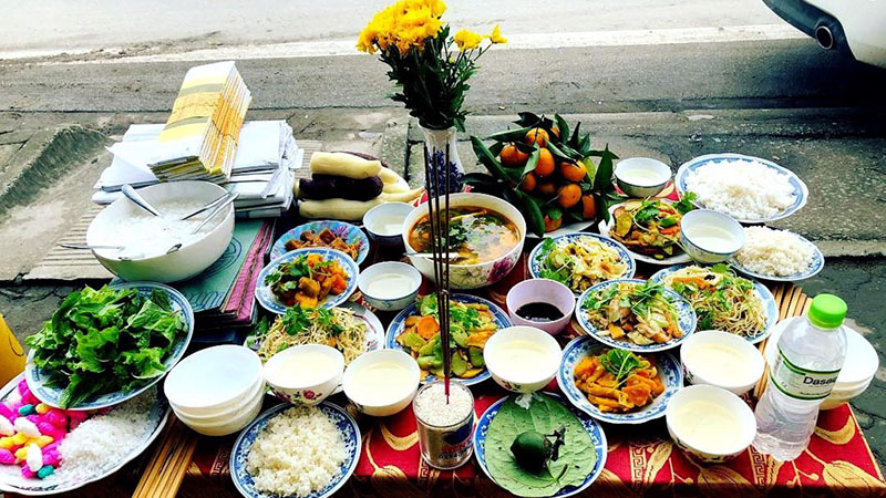 văn khấn ngoài trời