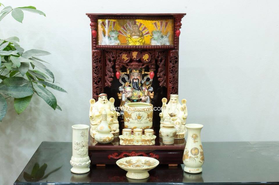 Bàn thờ Ông Địa Thần Tài nên đặt ở đâu 6