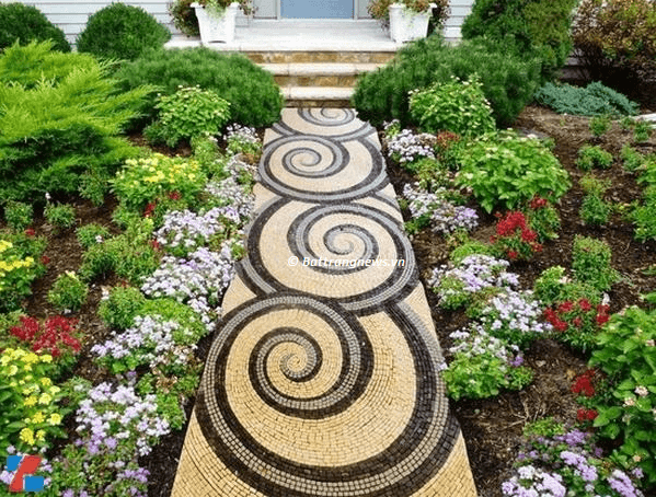 tranh sứ phong cảnh