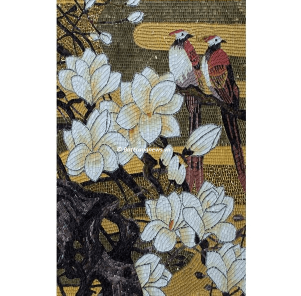 tranh sứ phong cảnh