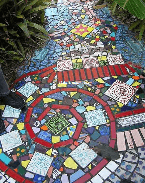 tranh gốm ốp tường