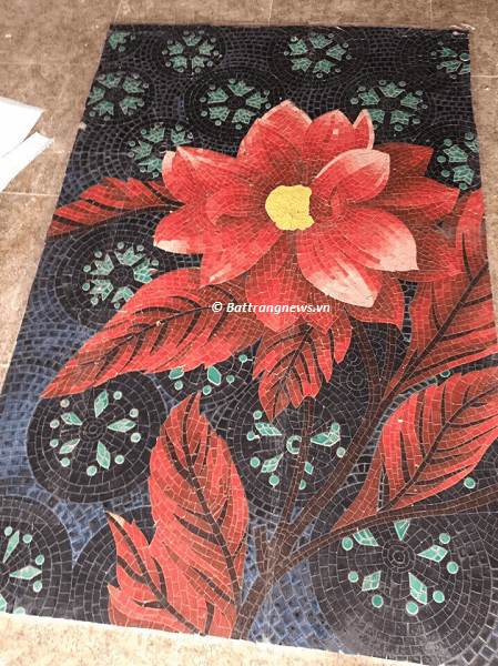 tranh gốm bát tràng ốp tường