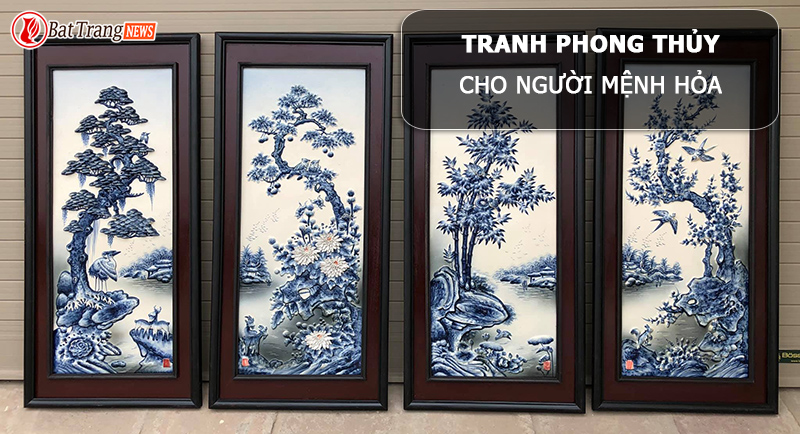 Tranh phong thủy cho người mệnh Hỏa