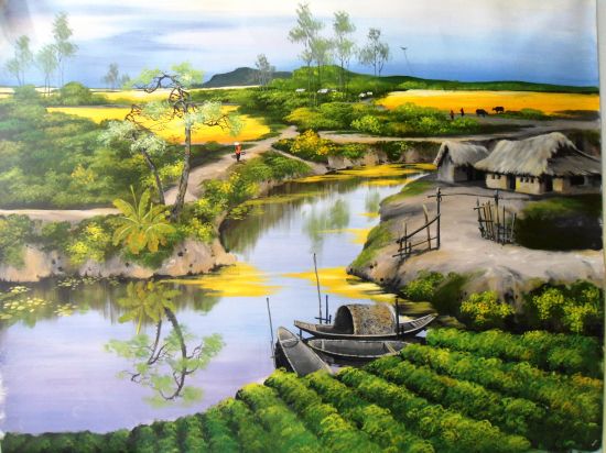 tranh phong thủy cho người mệnh Thổ 2