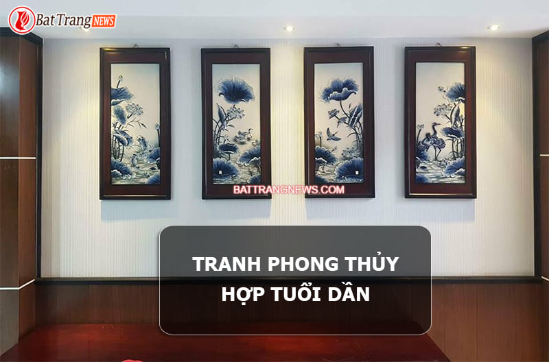 tranh phong thuy hop tuoi dan