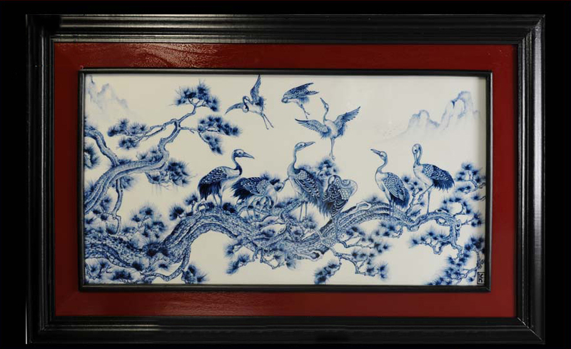 tranh treo ở phòng thờ