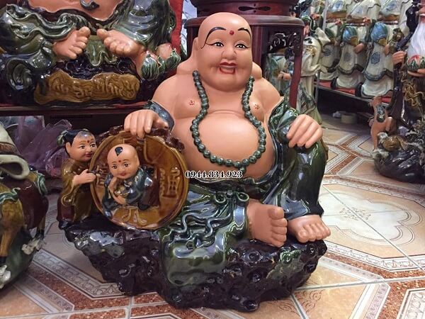 tượng phật di lặc bằng sứ 5