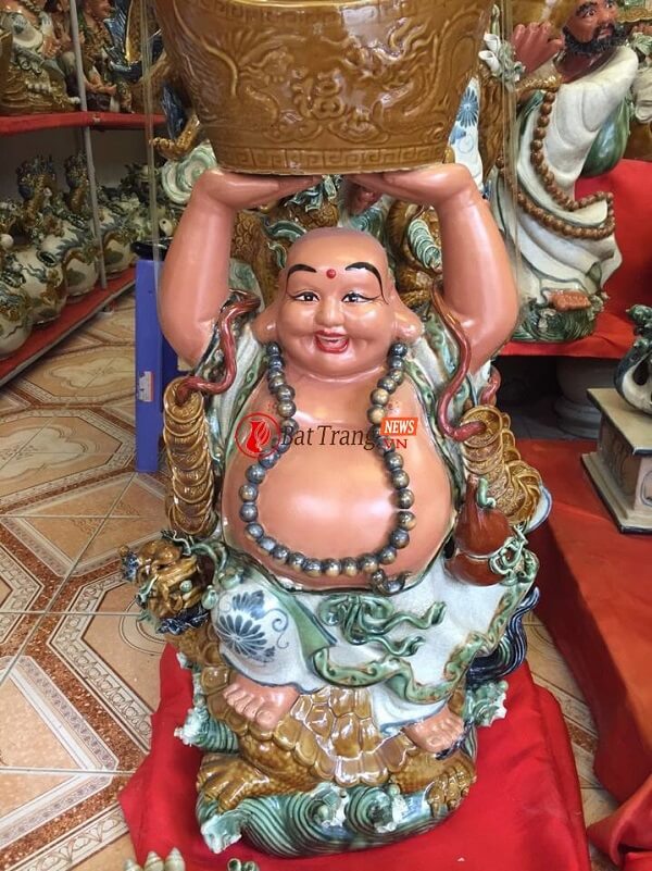 tượng di lặc bát tràng 1