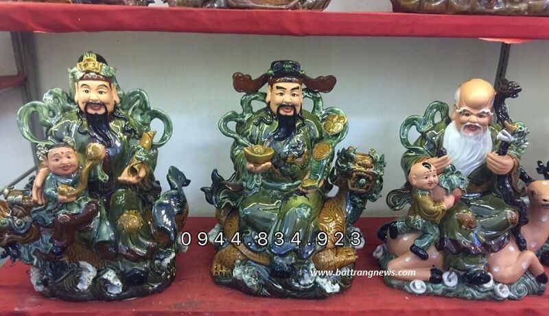 tượng tam đa bằng sứ