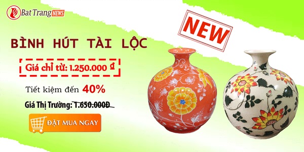 Bình hút tài lộc phong thủy