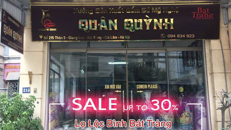 Đại lý gốm sứ Bát Tràng tại Hà Nội gần 30 năm kinh nghiệm