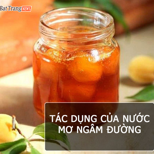 Tác dụng của nước mơ ngâm đường, uống nhiều có tốt không?