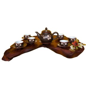 Bộ ấm trà quả đào mẫu 2
