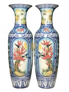 Lọ lộc bình Tứ Quý men màu 1m25 2019