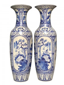 Lọ lộc bình Tứ Quý men lam 1m25 2019